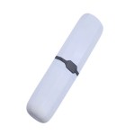 Toothbrush holder for travel, white color, model S01DA